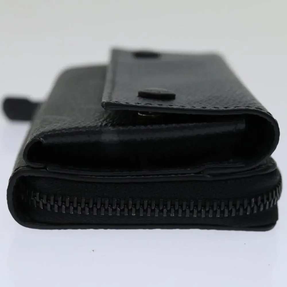 Louis Vuitton Monogram Eclipse Discovery Compact Wallet Black
